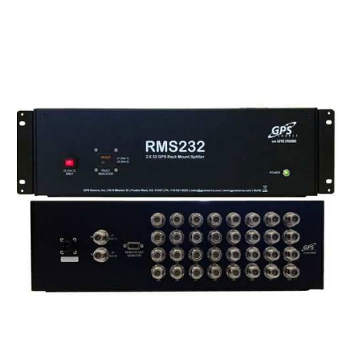 RMS232 GPS / GNSS Rack Mount Splitter Aucon